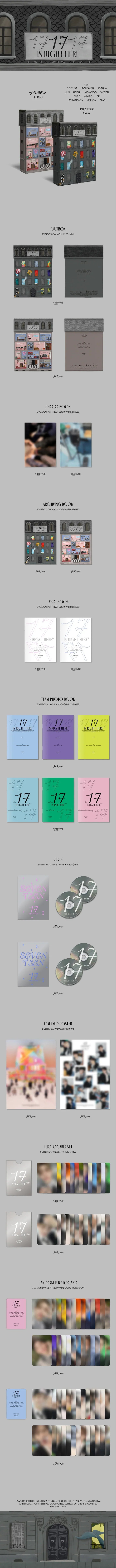 Seventeen The Best: 17 is Right Here (Signed Hear Version)