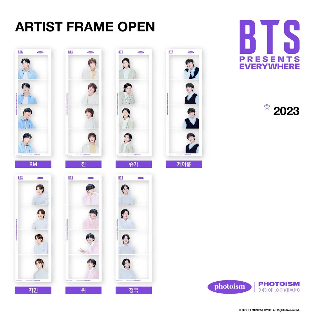 BTS 10th Anniversary Festa Official Photostrips