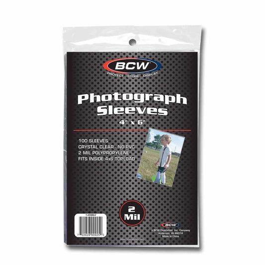 BCW 4x6 Photo/Postcard Sleeves (100 pack)