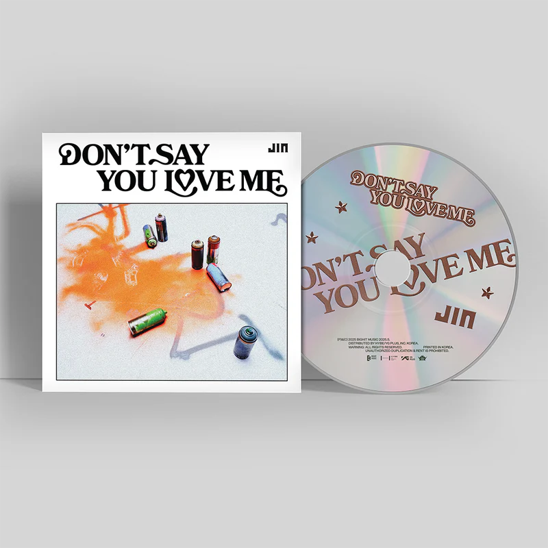 Jin Don't Say You Love Me Single CD