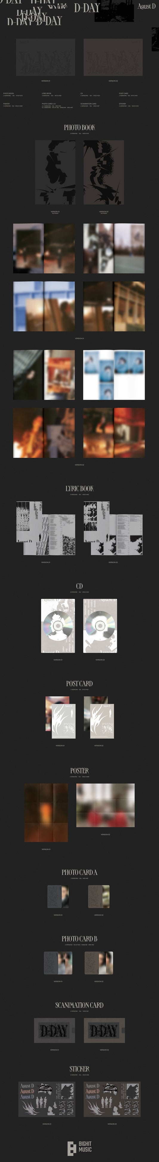 Agustd of BTS 1st Solo Album: D-Day