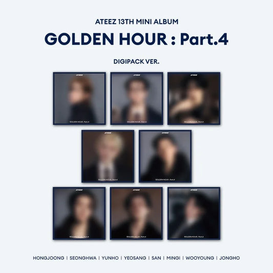 Pre-Order Ateez Golden Hour Part 4 Digipack Version
