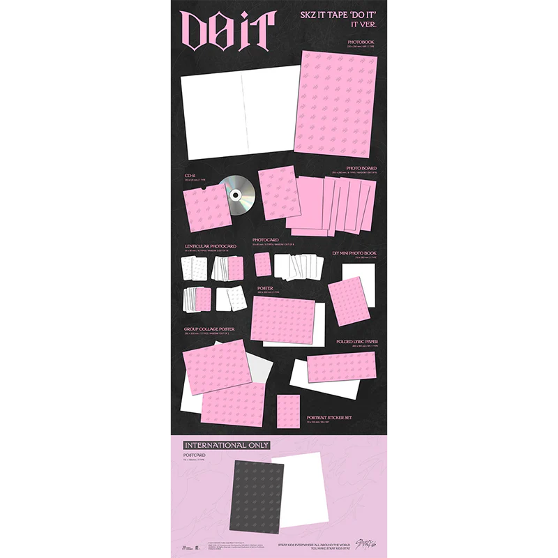 Pre-Order Stray Kids Do It: It Version w/Signed Postcard