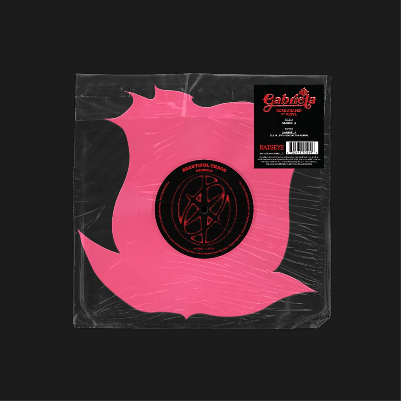 Katseye Limited Edition "Gabriela" Rose Die-Cut Vinyl