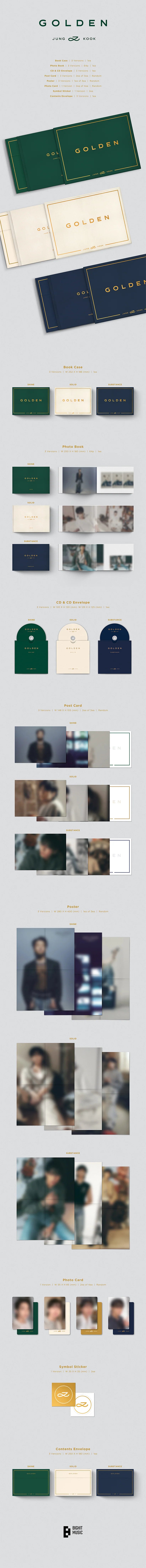 Jungkook of BTS Golden Album
