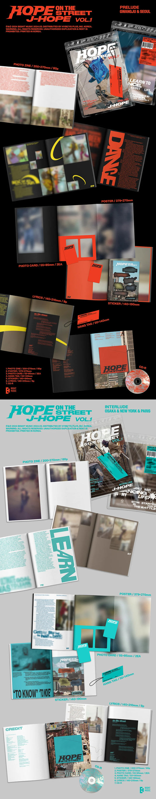 J-Hope of BTS Hope on the Street Vol 1