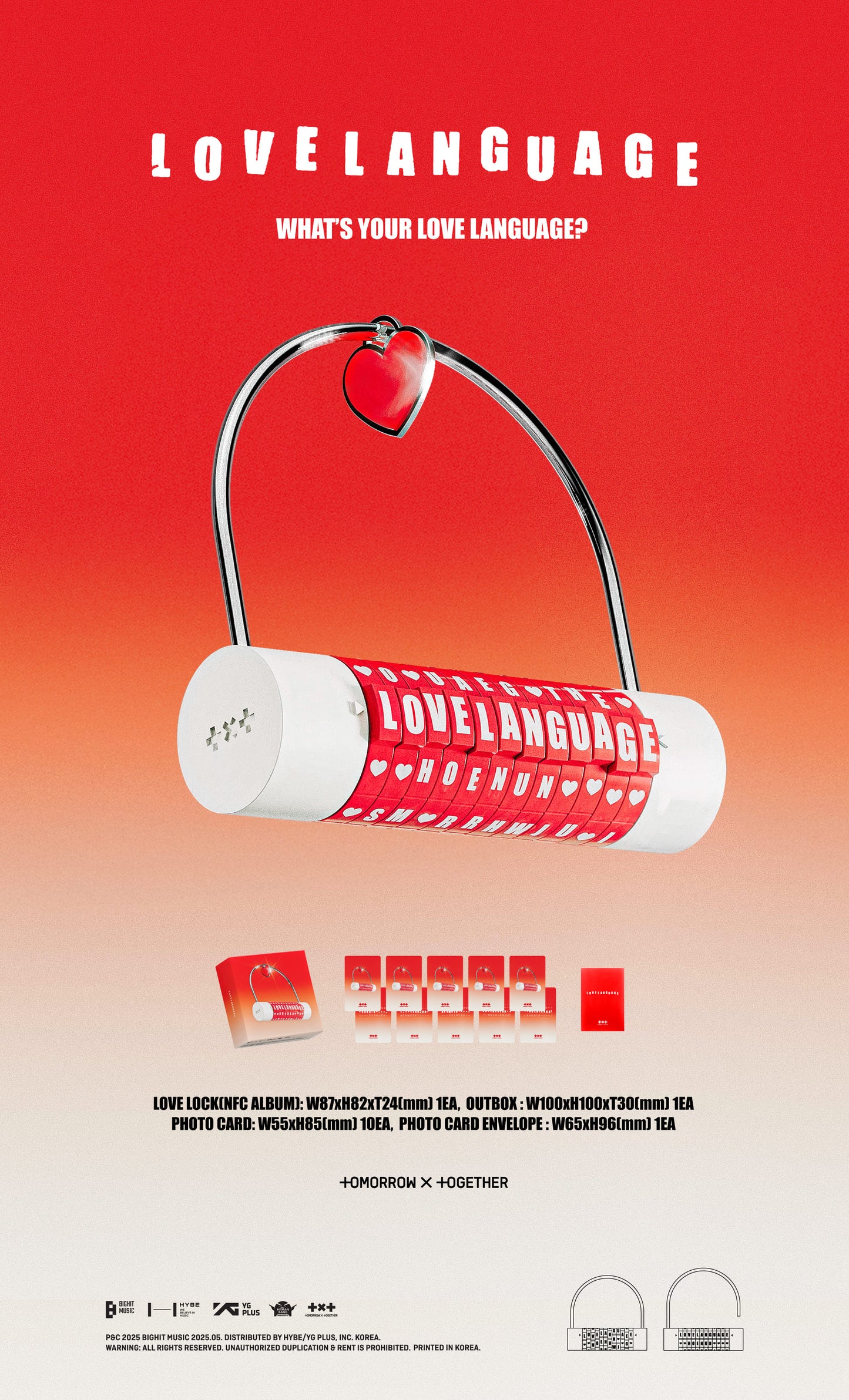 TXT Love Language NFC Album Pack