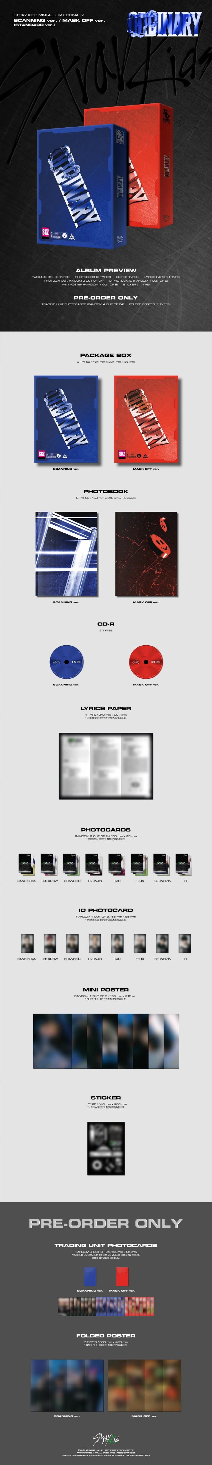 Stray Kids Oddinary Mini Album (Standard Version)