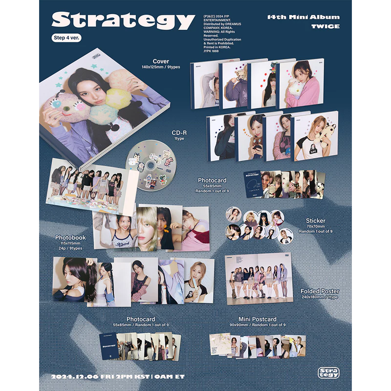 Twice 14th Mini Album: Strategy Step 4 Version