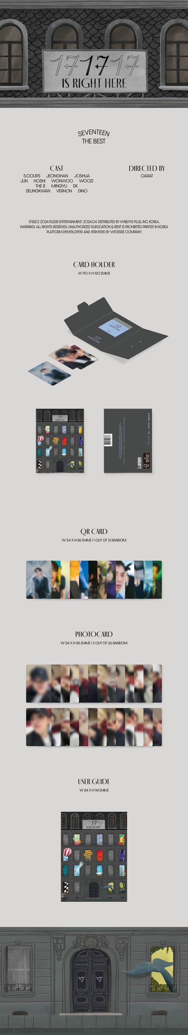 Seventeen The Best: Seventeen is Right Here Weverse Album