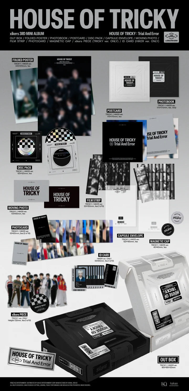 Xikers 3rd Mini Album: House of Tricky: Trial and Error