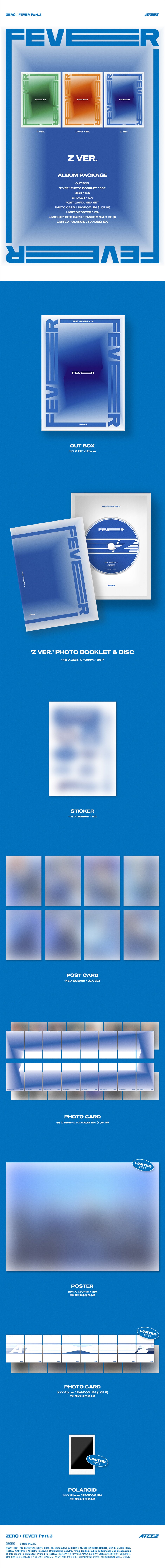 Ateez Zero Fever Part 3 Album