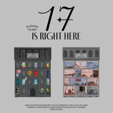 seventeen the best: 17 is right here versions with weverse pre order benefit available at mountainpop music +merch