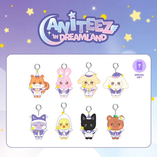 Pre-Order Ateez Aniteez in Dreamland Keychain Plush + Photocard