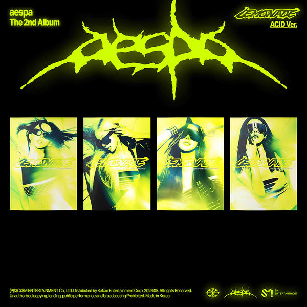 aespa - 2nd Full Album [LEMONADE] (ACID Ver.) with POB
