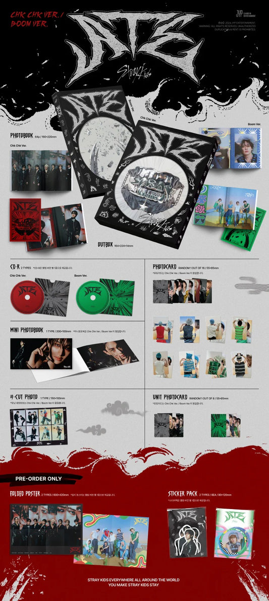 Stray Kids - 9th Mini Album [ATE] (Chk Chk Ver. / Boom Ver.)