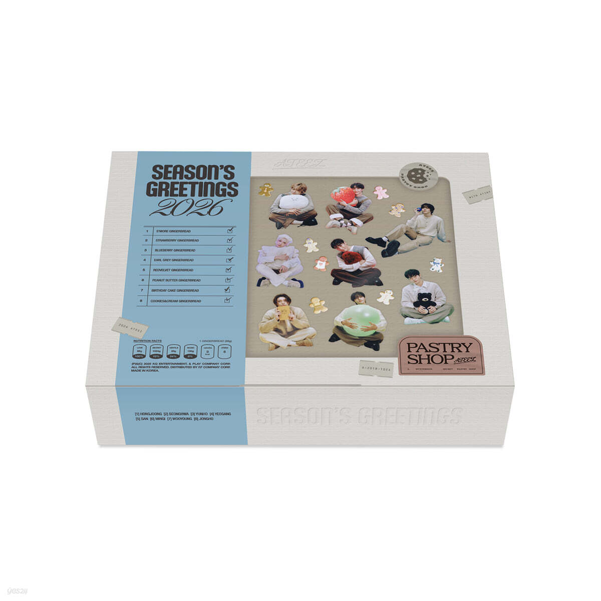 Ateez 2026 Seasons Greetings w/POB Photocard