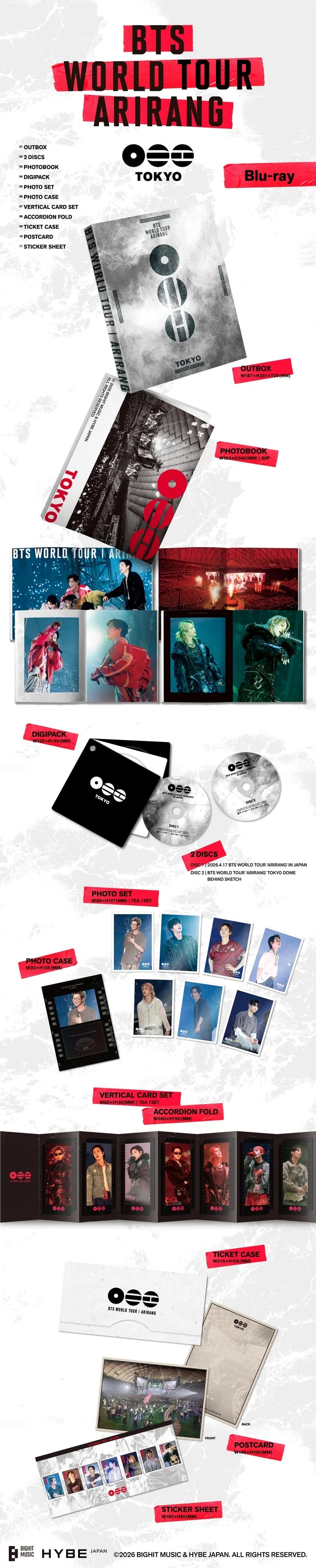 Preorder: BTS World Tour Arirang in Japan w/UMS Japan POB