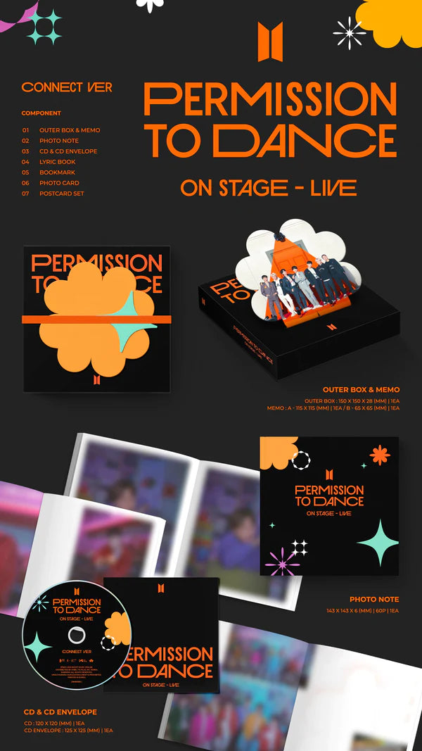 BTS Permission to Dance Live Album with POB