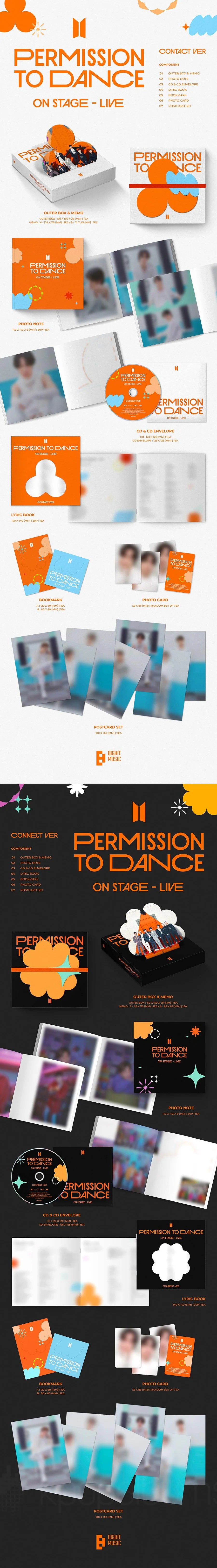 BTS Permission to Dance Live Album with POB