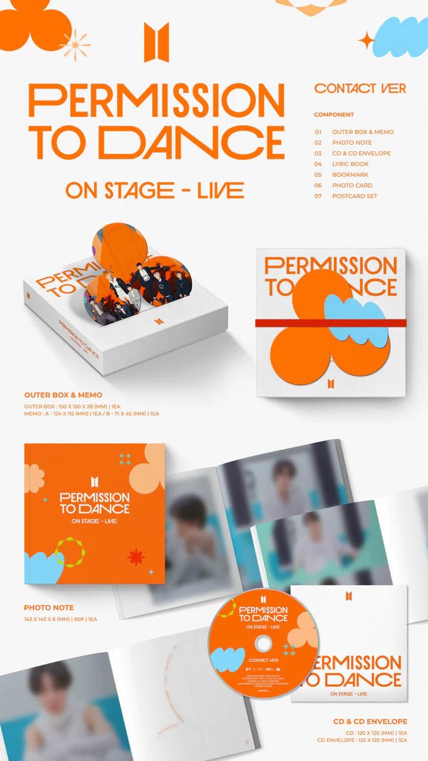 BTS Permission to Dance Live Album with POB