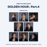Pre-Order Ateez Golden Hour Part 4 Digipack Version