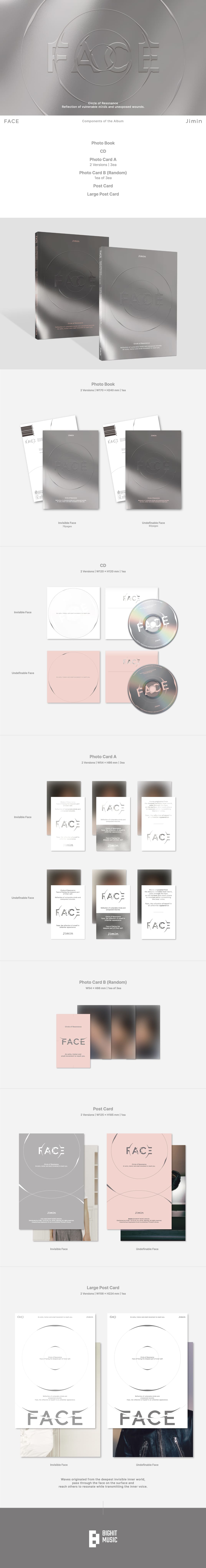 Jimin of BTS 1st Solo Album: Face