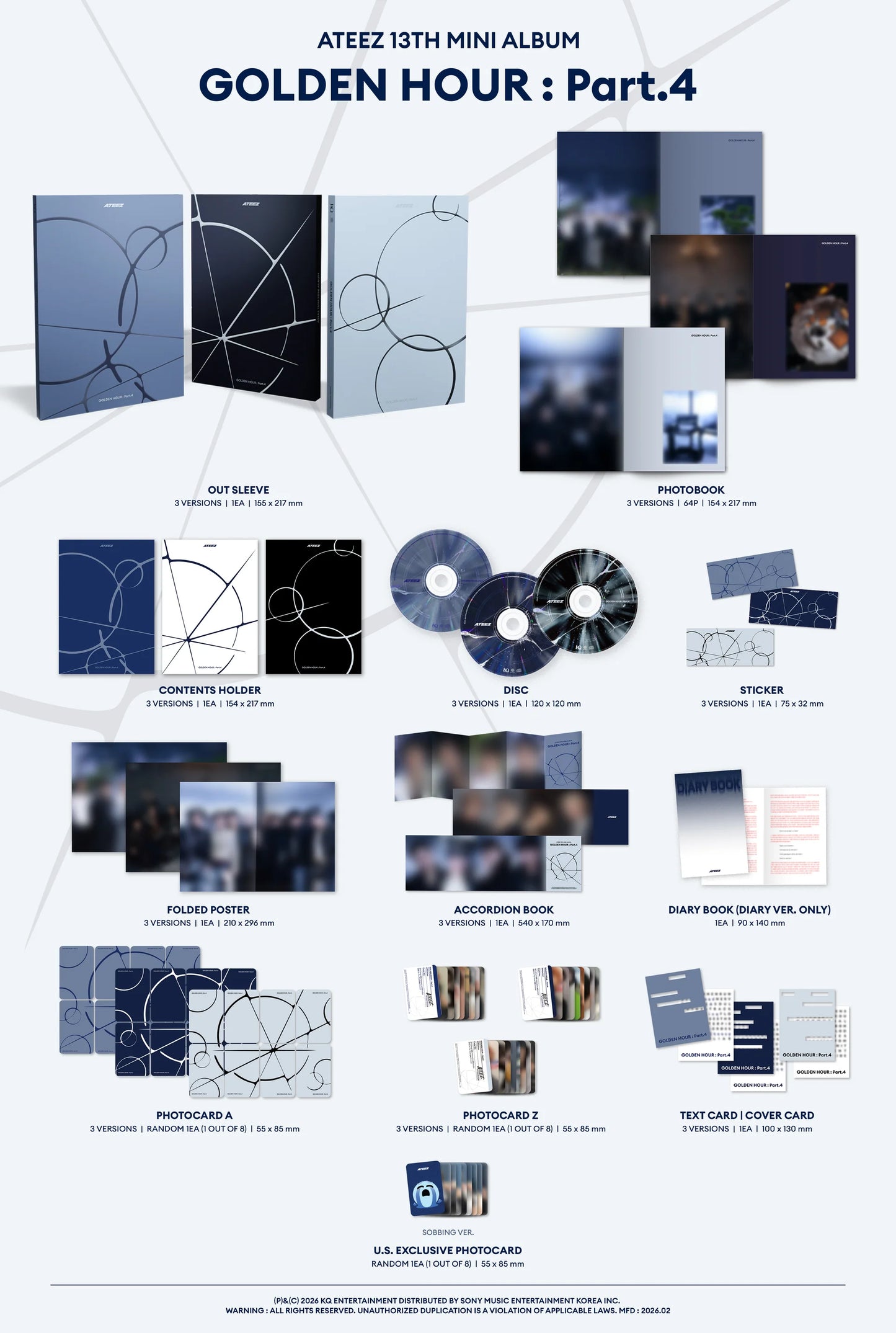 Ateez Golden Hour Part 4 (Signed)