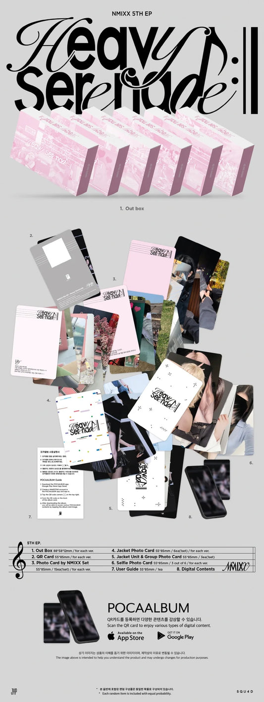 NMIXX - 5th EP [Heavy Serenade] (Platform Album POCAALBUM Ver.) with Applemusic POB