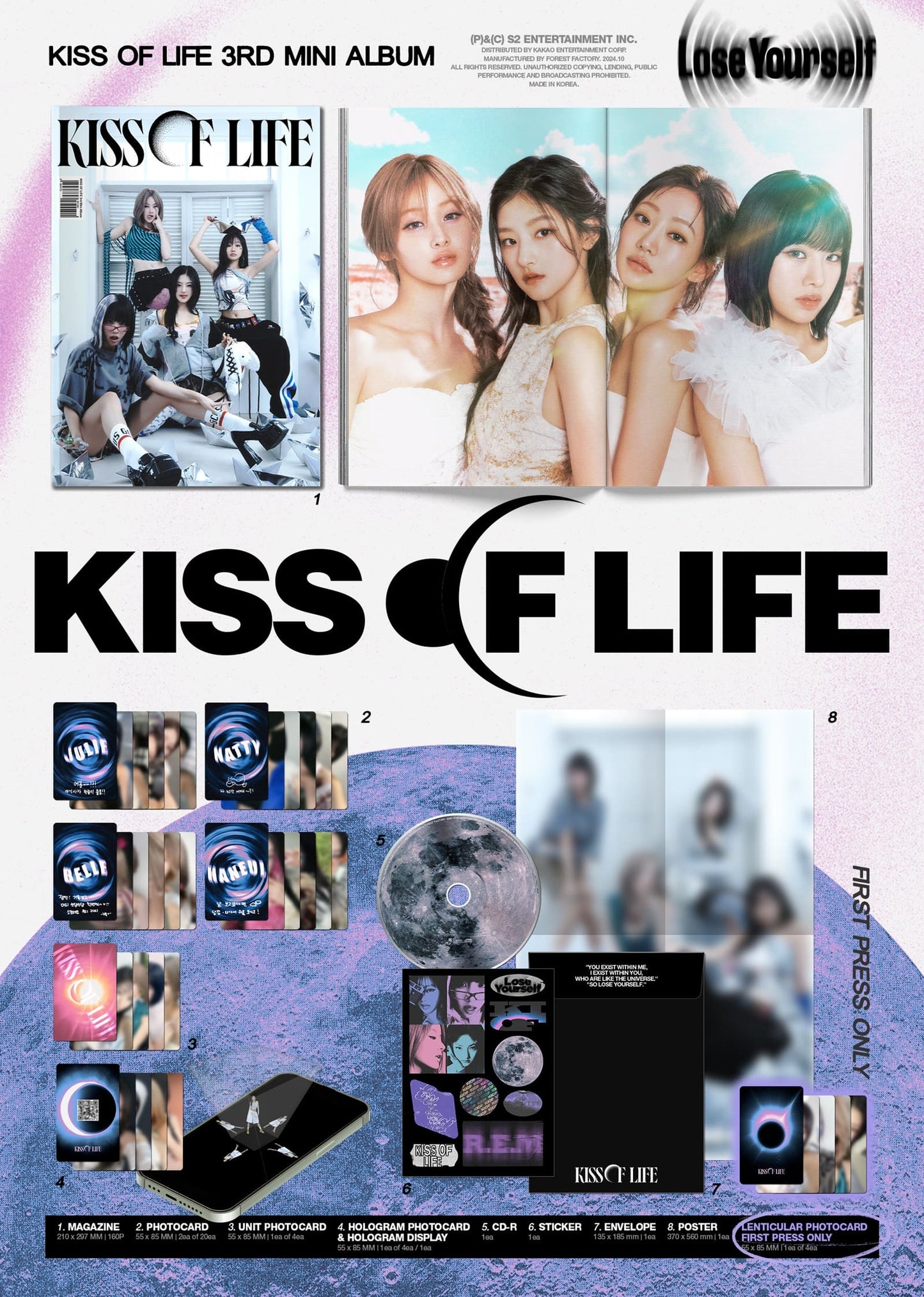 Kiss of Life 3rd Mini Album: Lose Yourself (Magazine Ver)