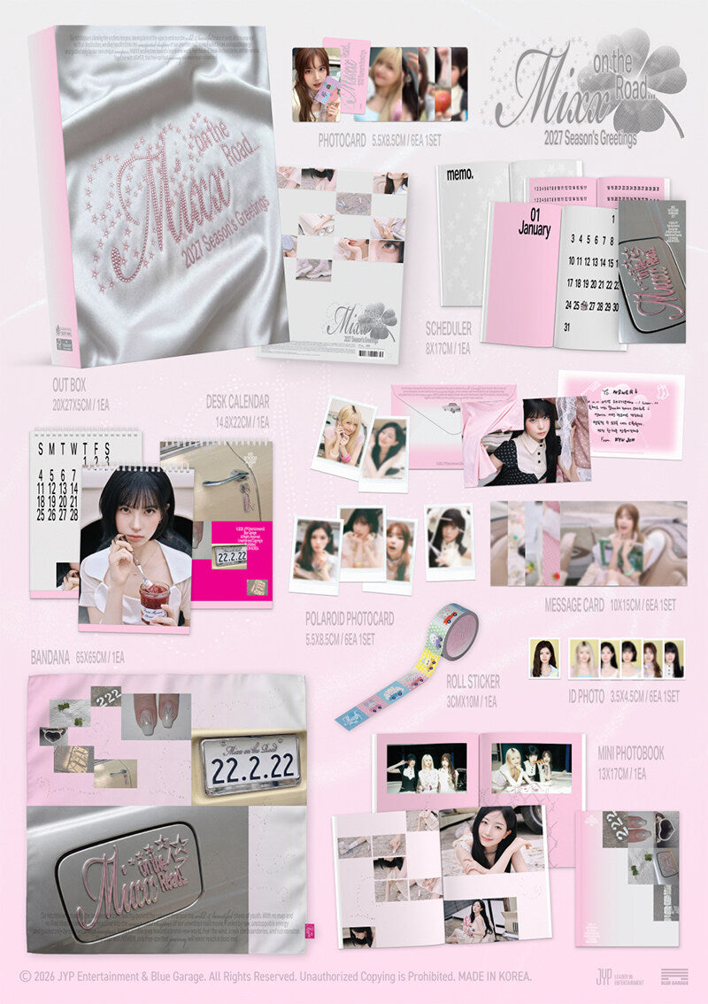 NMIXX - 2027 Season’s Greetings [Mixx on the Road] + AladinKR POB Photocard Set