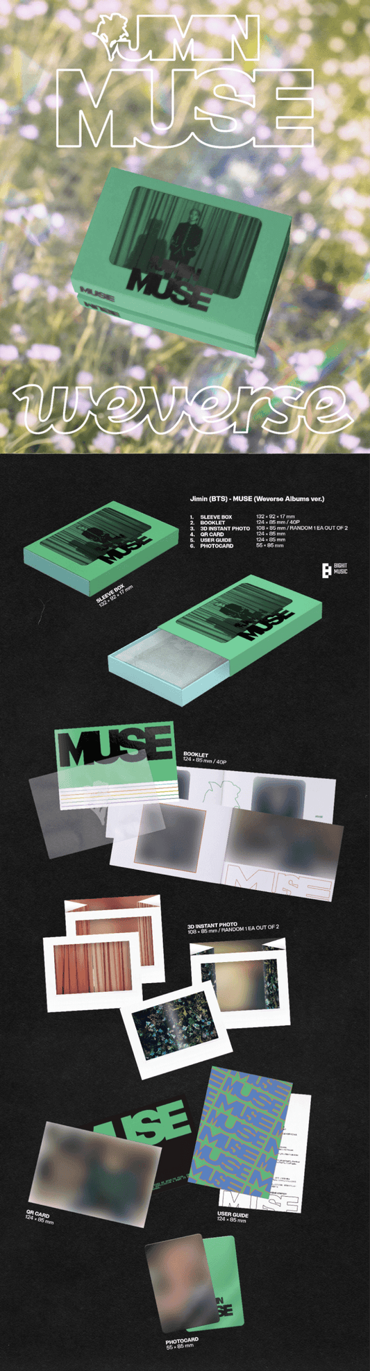 Jimin of BTS 2nd Album Muse (Weverse album version)