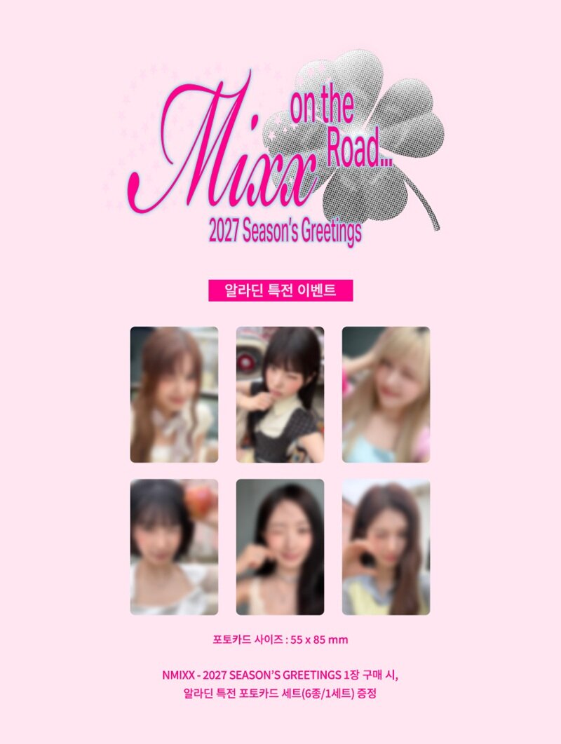 NMIXX - 2027 Season’s Greetings [Mixx on the Road] + AladinKR POB Photocard Set