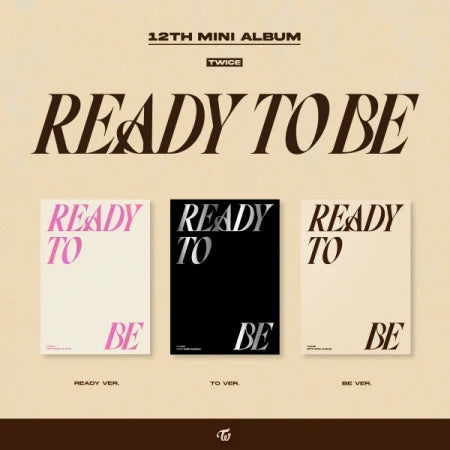 Twice 12th Mini Album: Ready To Be w/POB Photocard Set available at MountainPop Music