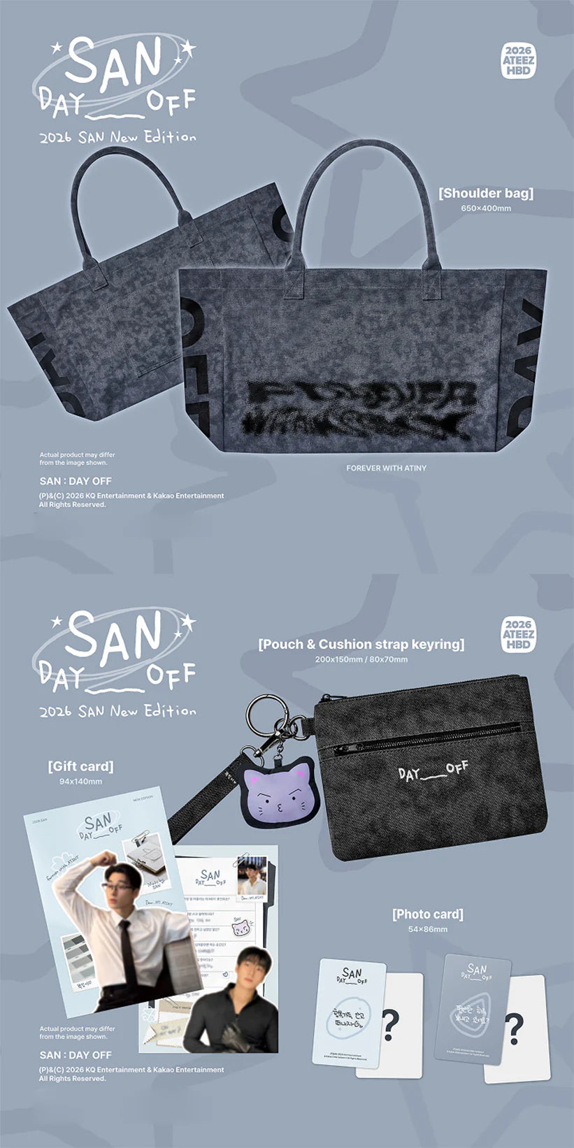 ATEEZ SAN - [SAN : DAY OFF] (2026 Birthday MD)