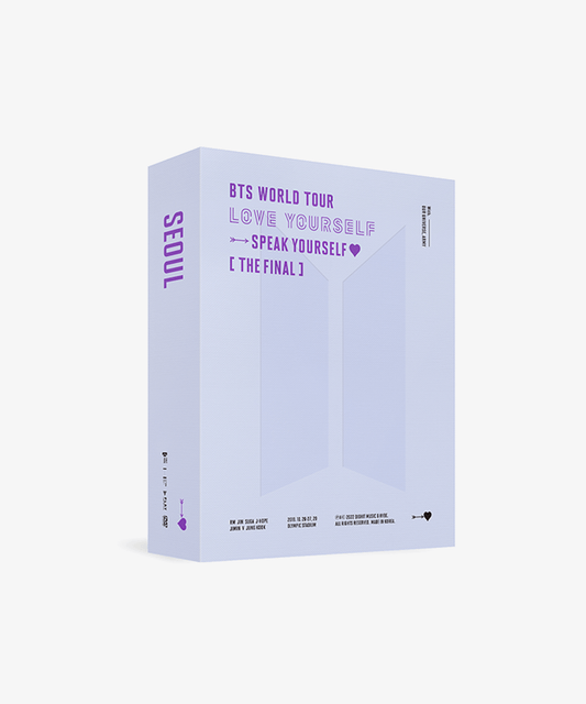 BTS Love Yourself Speak Yourself The Final DVD available at MountainPop Music