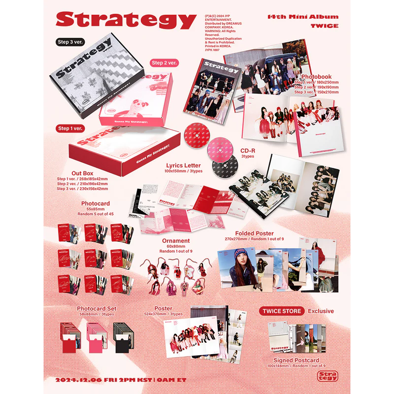 Twice 14th Mini Album: Strategy (Signed)