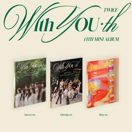 Twice 13th Mini Album: With You-th w/POB Photocard Set & Poster available at MountainPop Music