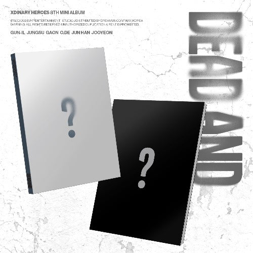 XDINARY HEROES - 8th Mini Album [DEAD AND] (Boy in Chic Ver. / HERO Ver.) w/POB Photocard
